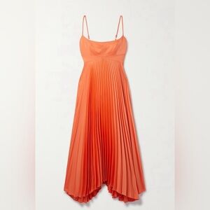 Brand new, never been worn dress. Fitted bust, pleated on bottom.